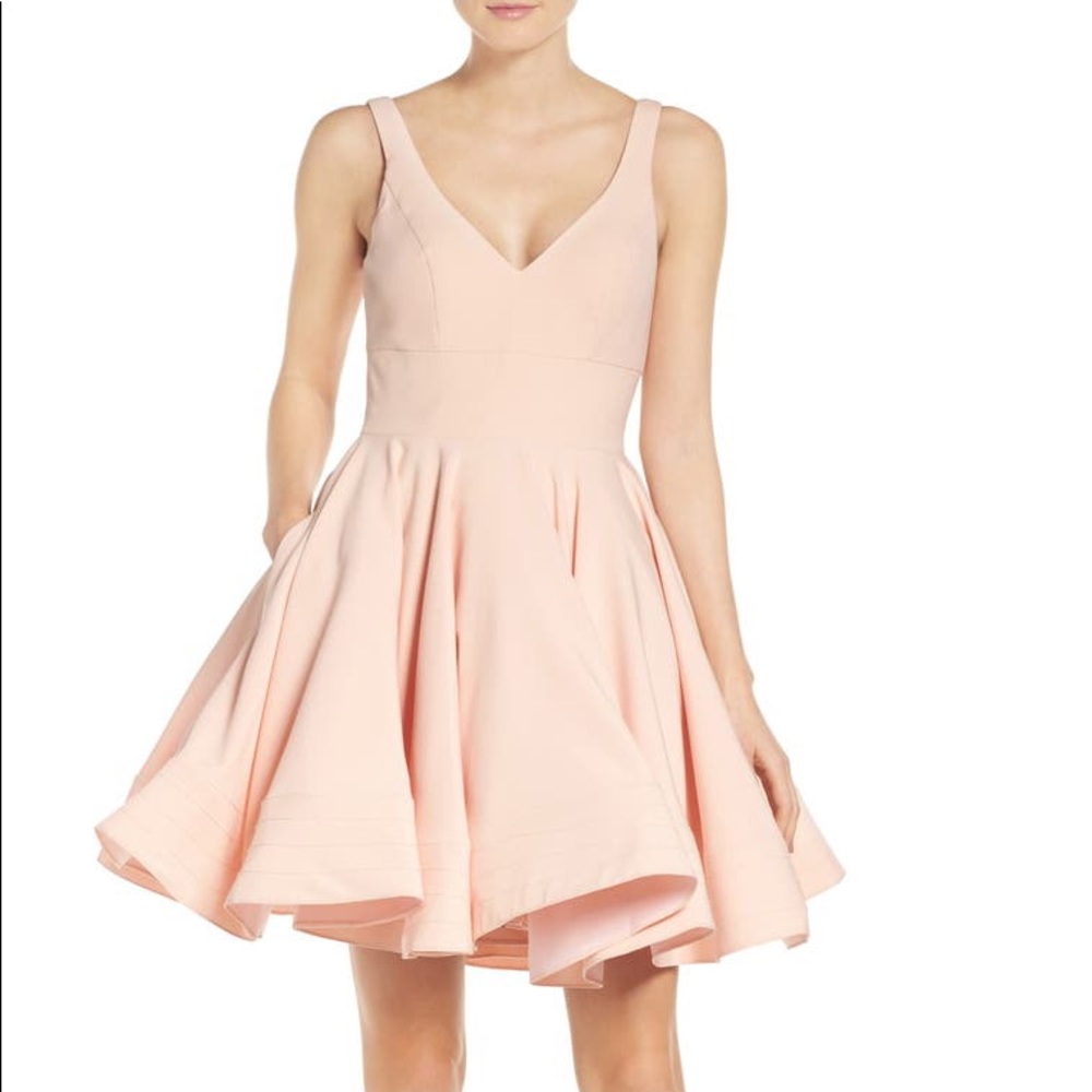 DISO MAC DUGGAL BLUSH FIT AND FLARE 14-16